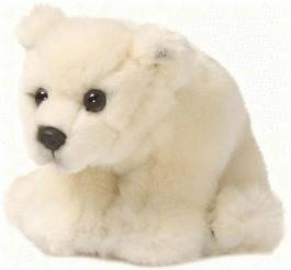 WWF Bébé ours polaire 15 cm Peluches