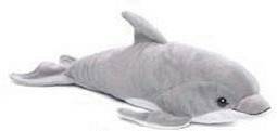 WWF Dauphin 39 cm gris ou bleu Peluches