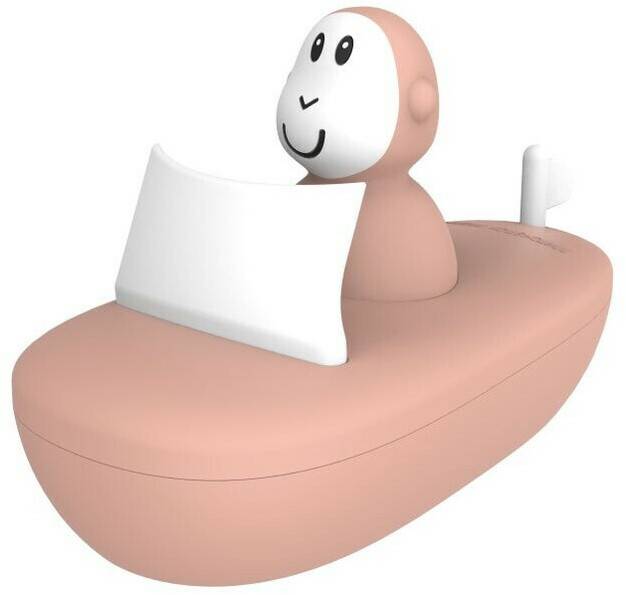 Jouets de bain Matchstick Monkey Bathtime Boat Setdusty pink