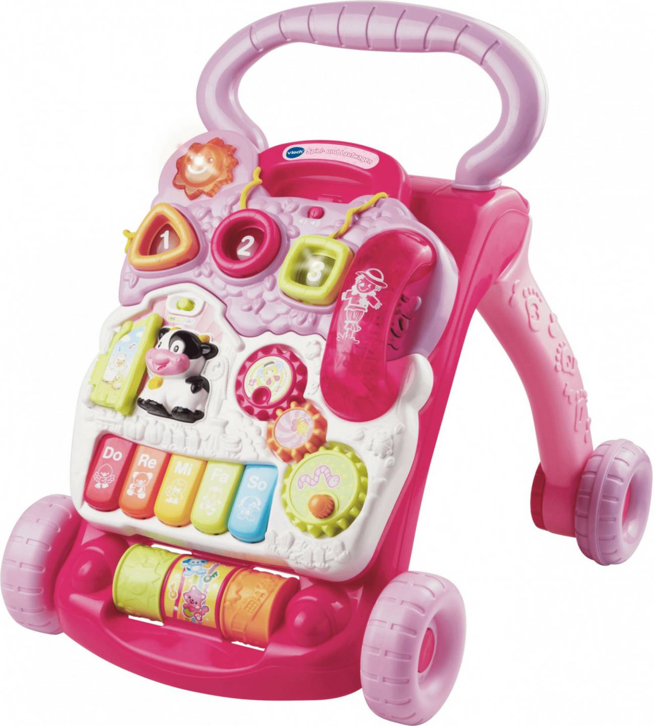 Trotteurs Vtech Super trotteur parlant 2 en 1rose