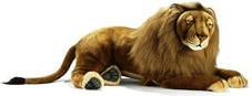 Anima Lion couché 90 cm Peluches